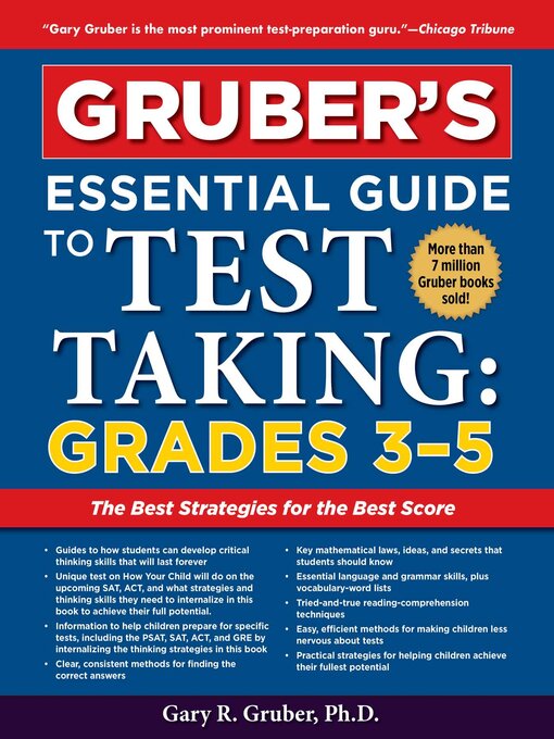 Title details for Gruber's Essential Guide to Test Taking: Grades 3-5 by Gary Gruber - Wait list